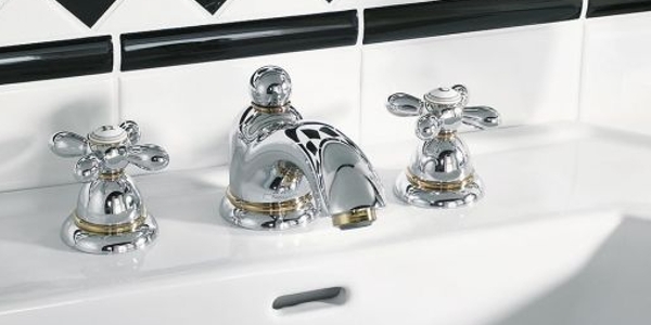 Axor Carlton three hole washbasin faucet